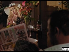 엉덩이, 큰 엉덩이, 큰 음경, 금발의, 깊은목구멍, 음경, Hd, 다른 인종간의