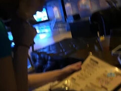 18, Stor kuk, Avsugning, Brunett, Flickvän, Handjobb, Pov, Tonåring