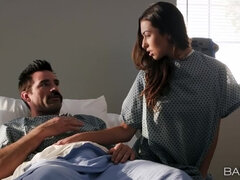 Amerykański, Duży kutas, Obciąganie, Para, Wytrysk, Kutas, Styl na pieska, Krótkie włosy