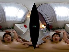 Might Be the best natural JAP star: Big Tits, Big Ass  Blowjob VR Porn