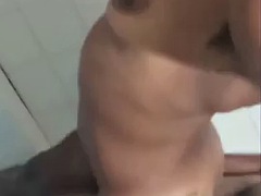 Svart, Ebenholts, Homosexuell, Lesbisk, Dusch, Solo, Trekant