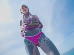 Dreadhead Horny Hippie Girl Gets Anal Fuck Outdoors By Tattooed Dick - Pov With Lily Lu