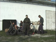 Analno, Dvojna penetracija, Obrazno, Gangbang, Hardcore, Hd, Zunaj, Obrito