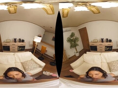VR love making with arrousing Asian mommy