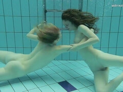 Underwater Show featuring Nastya's teen smut