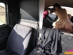 Fit taxi driver rides cock like a pro