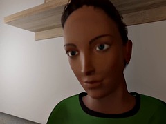 Grosser schwanz, Grosse titten, Hardcore, Transfrau, Titten