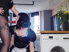 Sissy Maid used and fucked
