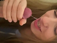 Vakker, Blond, Kukk suging, Par, Søt, Tysk, Hjemmelaget, Toalett