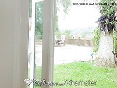 Leie, In den arsch, Arsch, Schönheit, Grosser schwanz, Blondine, Masturbation, Muschi