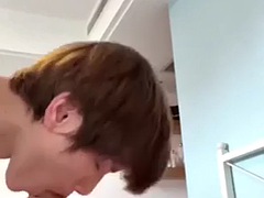Student Handsome Fuck Boy Twinks Bareback in Home