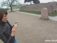 Spontaneous Top Floor Pounding With Russian Teen