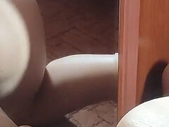 Fucking My Pussy with a Dildo in Front of the Mirror.