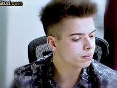 Fingering, Homosexuell, Hardcore, Muskel, Kontor, Utomhus, Spanking