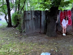 Wild Public Flashing: Pissing, Masturbating To Orgasm & Train Excitement