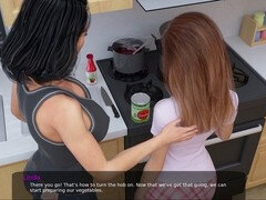 Redhead MILF Linda Route in a steamy porn game gameplay