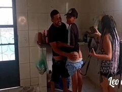 Big Booty Lesbian Can't Resist Her Friend's Visit - Leo Ogro