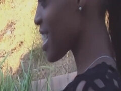 Brunette brune, Tir de sperme, Noir ébène, Hard