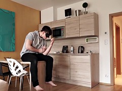 Leie, Fetisch, Schwul, Masturbation, Rasiert, Dusche, Solo