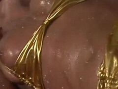 アナル, ブロンド, フェラチオ, イく瞬間, ディルド, フェティッシュ, 小柄, ペニスバンド