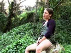 Blonde, Hd, Masturbation, De plein air, Public, Solo