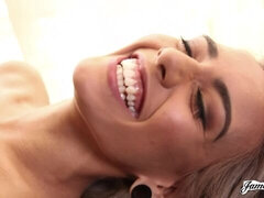 Traseiro, Loiroa, Fêmea, Masturbação, Lambendo, Xoxota, Descascar, Tetas