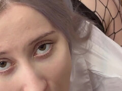 Caught My Stepsister While Masturbating, Cum Twice