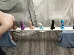Amateur, Queue, Gode, Gode énorme, Orgasme, Chevaucher, Maigrichonne, Adolescente
