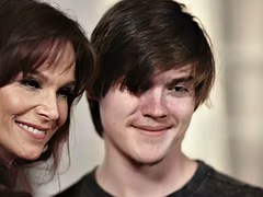 Velike joške, Par, Zrela, Milf, Tetovaže