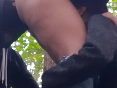 My Girlfriends Lick My Pussy and Ass in the Park