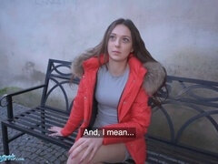 Sucer une bite, Tir de sperme, Hôtel, Lingerie, Orgasme, Culottes ou slips, Public, Maigrichonne