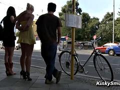 Bdsm, Avsugning, Bondage, Europeisk, Femdom, Hardcore, Utomhus, Offentlig