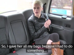 Big naturals blonde getting screwed by her kinky cabbie