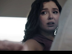 Sucer une bite, Éjaculer dans la bouche, Fille, Grossier, Lunettes, Criant, Tabou, Adolescente