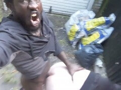 Leonard Brose, the first black Italian pornstar, gets down with a white girl who has a big booty