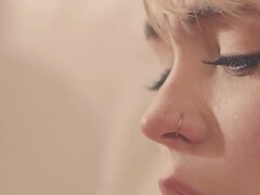 69, ブロンド, 茶髪の, カワイイ, 毛深い, レズビアン, オマンコ