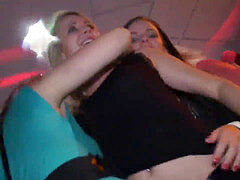 euro amateurs at gang-bang party sucking dick