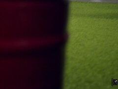 Grosse titten, Schwarz, Sporthalle, Latina, Lecken, Pov, Muschi, Spion