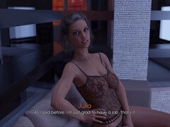 Big boobed mom enjoys a wild ride in this visual novel playthrough