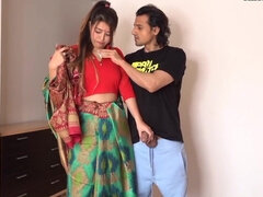 Sensual chick tries tasty Indian cock after a smooth foreplay