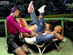 Bebê, Peitos grandes, Faculdade, Lésbica, Lambendo, Masturbação, Adolescente, Tetas