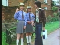 Blondine, Blasen, Spermaladung, Aufs gesicht abspritzen, Milf, Jungendliche (18+), Uniform, Vintage