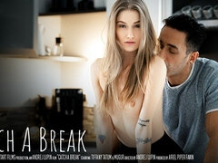 18 años, Rubia, Pareja, Corrida, Cocina, Orgasmo, Pequeña, Chupando