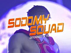 항문, 항문핥기, 큰 음경, 오랄섹스, 게이, 핸드잡, 하드코어, 수음