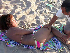 Tits massage, new ebony, kneaded