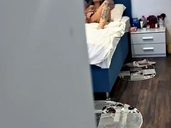 아마추어, 금발의, 잡힌, 핑거링, 수음