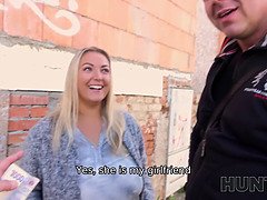 Krystal Swift gets her tits sucked while her cuckold husband watches in HD