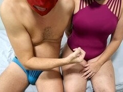 Da bunda para a boca, Mulher linda e grande, Bundão, Casal, Máscara, Masturbação, Maduroa, Vagabunda