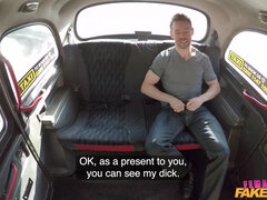 A female cabbie needs to be fucked. A passenger is happy to help her.