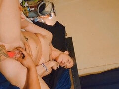 Aus dem arsch in den mund, Grosser arsch, Paar, Milf, Zierlich, Muschi, Stiefmutter, Spielzeuge